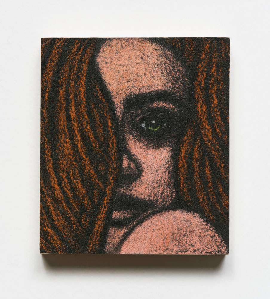 Amy Adler, College Special, 2019 pastel on panel, 4 x 3.5 inches