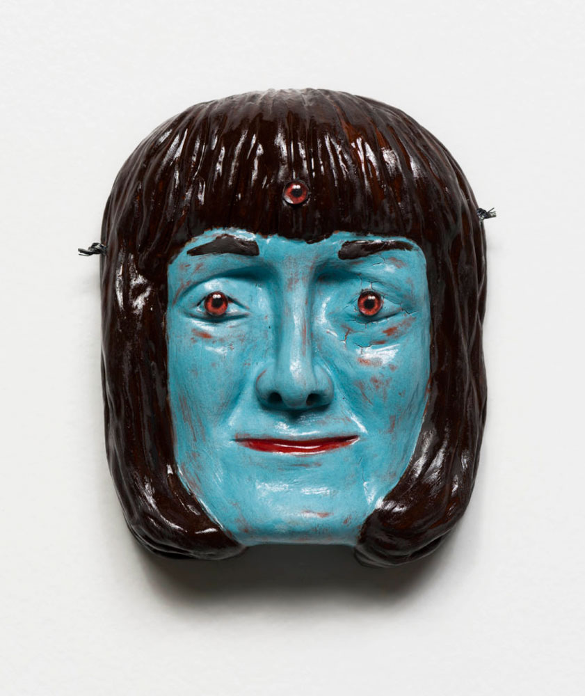Phyllis Green, Phyllis as Shiva, 2019, ceramic, glass, 5 x 4 x 1.5 inches