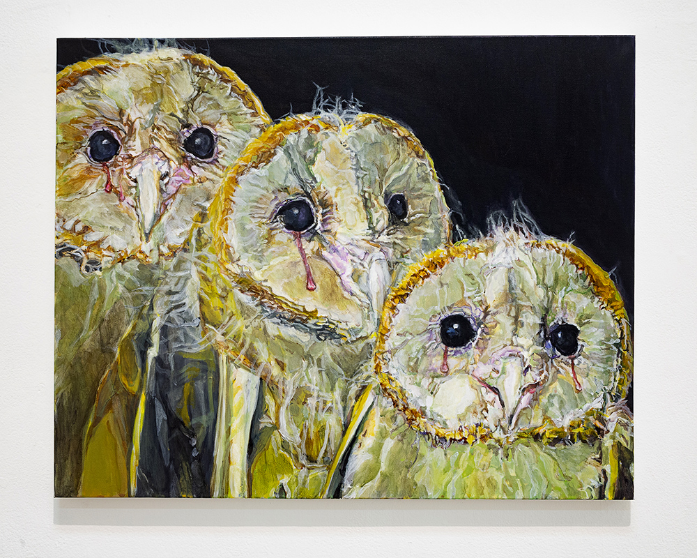 Aragna Ker, Lackadaisical Connection, 2024, Acrylic on Canvas