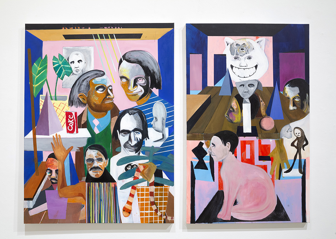 Gustavo Herrera, The Judges (Kunst Death), 2024, Oil and Acrylic on Canvas