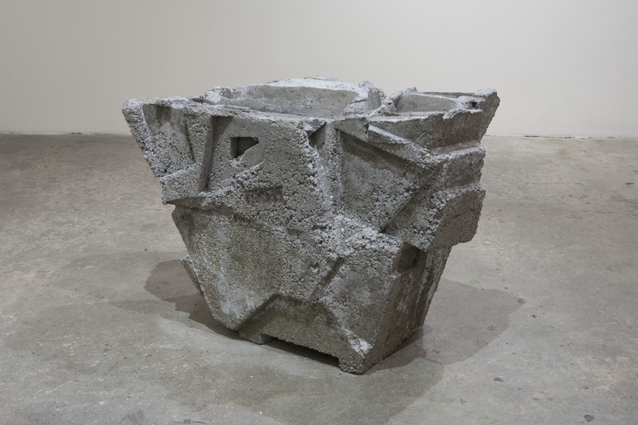 Gustavo Godoy. Vacant Marker, 2012. Cast concrete, 24 x 34 x 23 inches