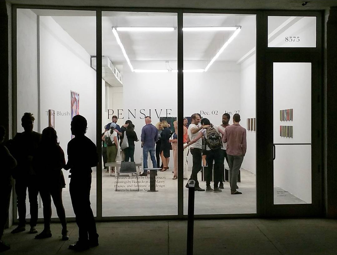 Installation view, opening night