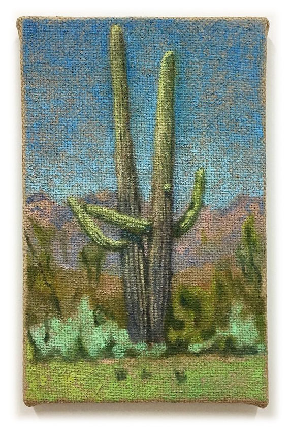 Jenny Lee, untitled, oil on Jute, 2017